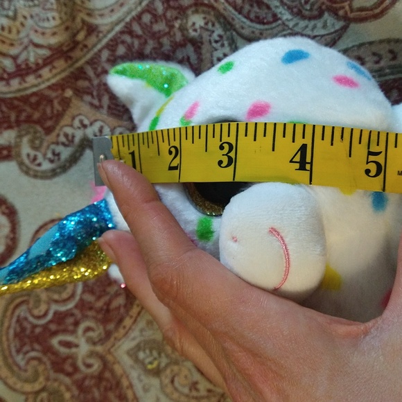 TY Beanie Valve HARMONIE the Speckled Unicorn Plush without Swing Tag. - Picture 16 of 17